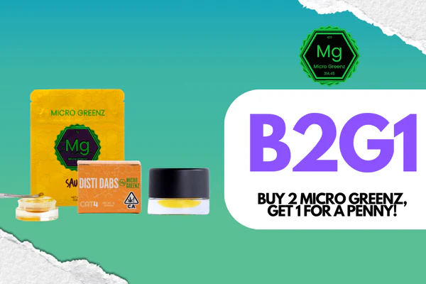 Buy 2 Micro Greenz, Get 1 for a penny
