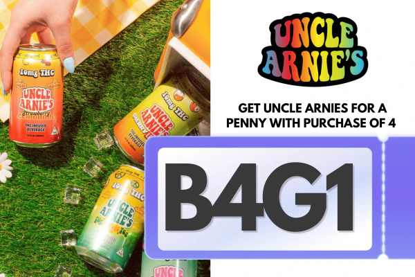 Buy 4 Uncle arnies Get 1 Iced Lemonade
