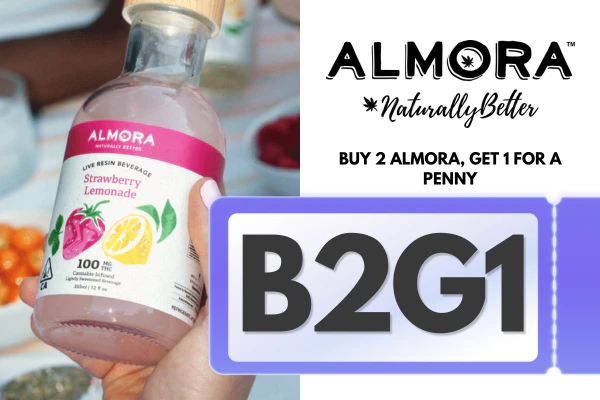 Buy 2 Almora, Get 1 for a penny *Discount applies to the lowest-priced item in the cart
