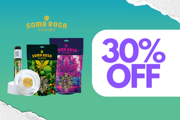 Get 30% Off Soma Rosa Products!