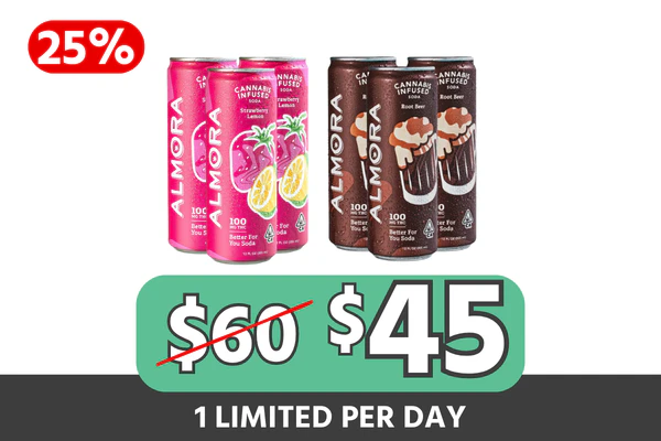 Almora Farms Prebiotic Soda 6-Pack — $45 (Save $15 | 25% Off)