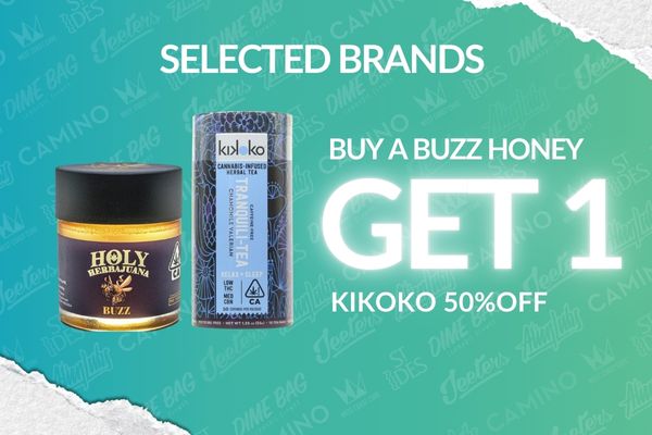 50% off Kikoko Tea with purchase of Buzz Honey