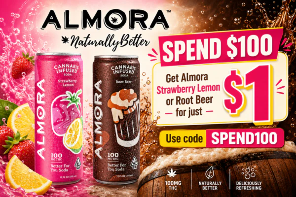 Spend $100 Get Strawberry Lemon or Root Beer for just $1