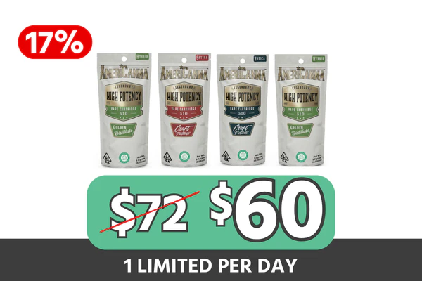 AmeriCanna Vape 4-Pack — $60 (Save $12 | 17% Off)