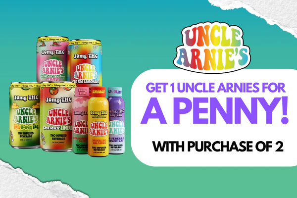 Get 1 uncle arnies for a penny with purchase of 2 uncle arnies!