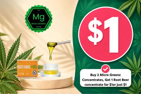 Buy 2 Micro Greenz Concentrates, Get 1 Root Beer for $1