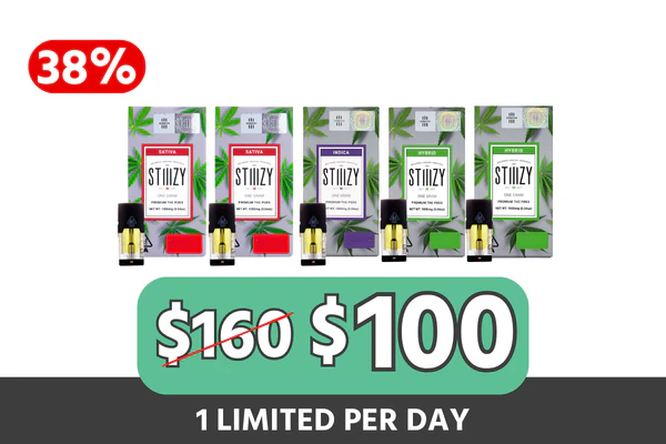 STIIIZY 1g Vape Pod 5-Pack — $100 (Save $60 | 38% Off)