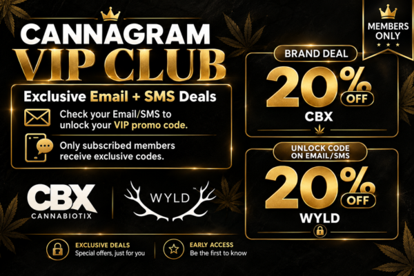Get 20% Off Wyld - Get 20% Off Cbx  Check your email/SMS to unlock this VIP deal and save up to 20%. Not opted in yet? Tap Shop Now to activate Cannagram VIP updates and receive exclusive codes.
