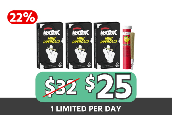  Hotbox Preroll Bundle — $25 (Save $7 | 22% Off)