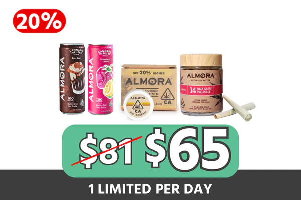 Almora Preroll + Prebiotic Soda + Concentrate Bundle — $65 (Save $16 | 20% Off)