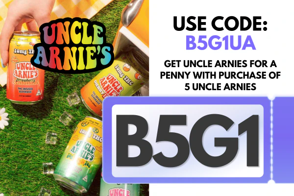 Get 1 Uncle Arnies for a penny, when you buy 5+ Uncle Arnies