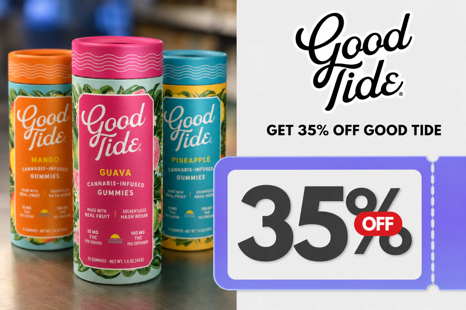 Get 35% Off Good Tide Gummies