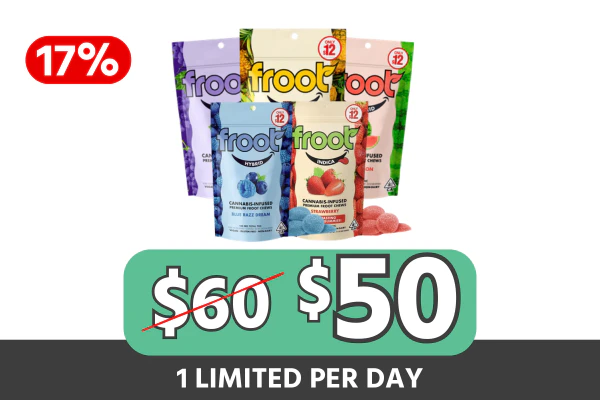 Froot 10-Pack Gummies 5-Pack — $50 (Save $10 | 17% Off)
