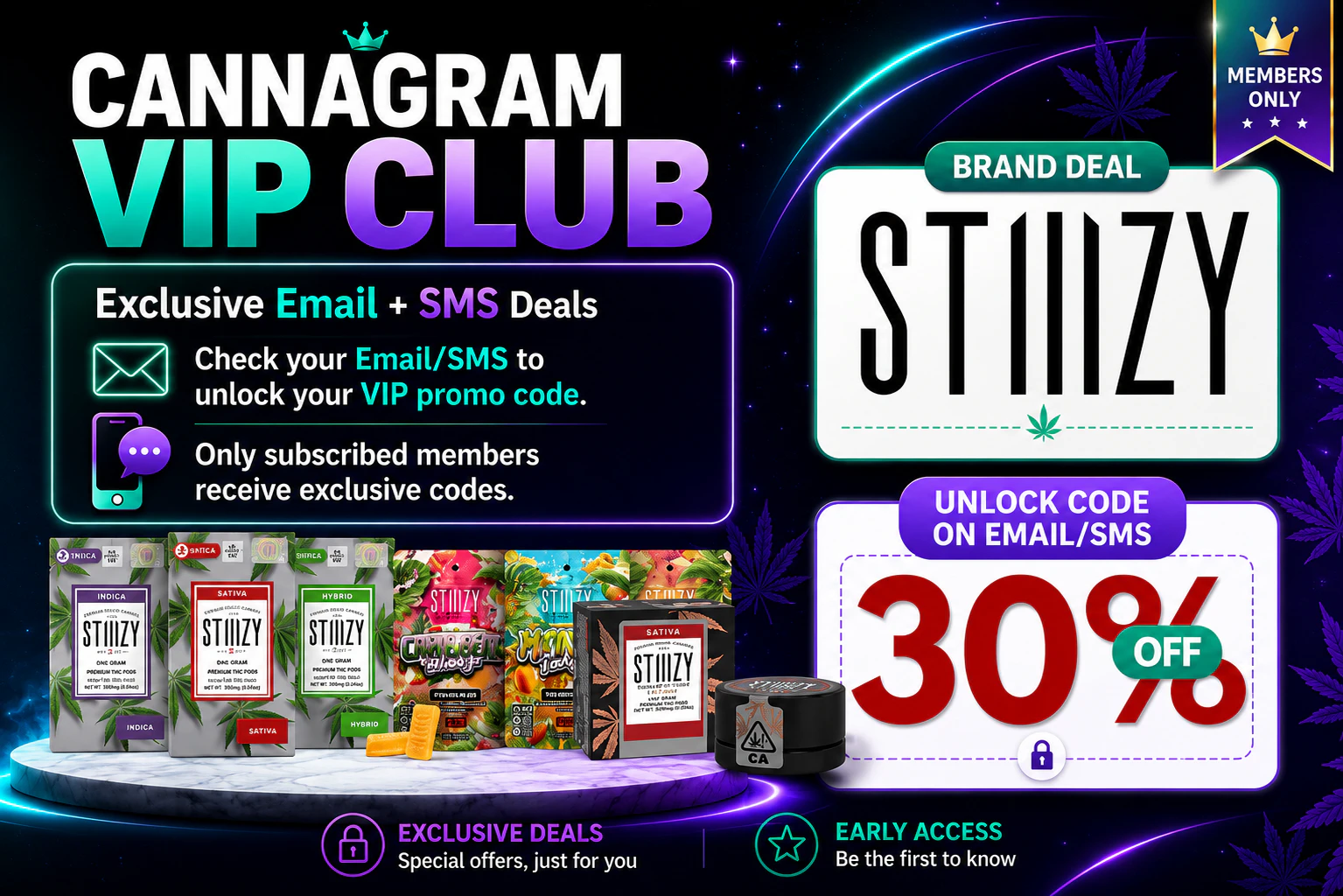 Check your email/SMS to unlock this VIP deal — save up to 30%!