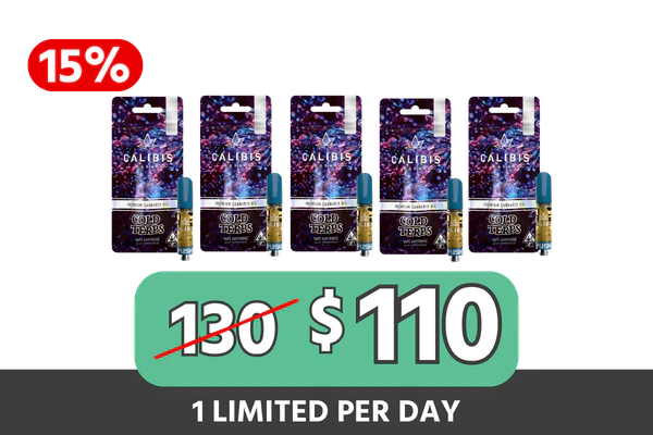 Calibis Cold Terps Vape 5-Pack — $110 (Save $20 | 15% Off)