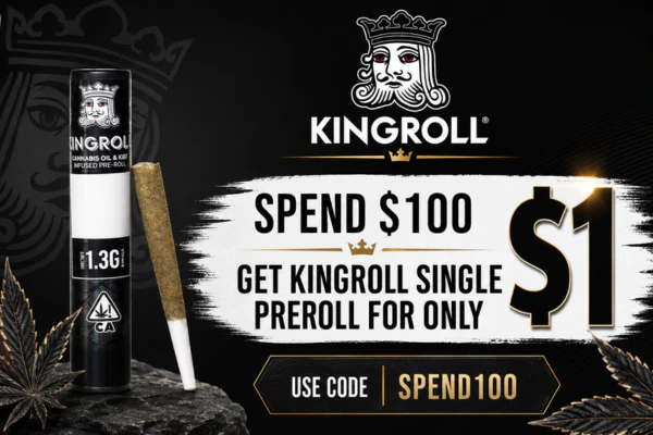 Spend $100 Get Cannalope AK x Cannalope Kush 1.3g Single Preroll Kingroll for just $1