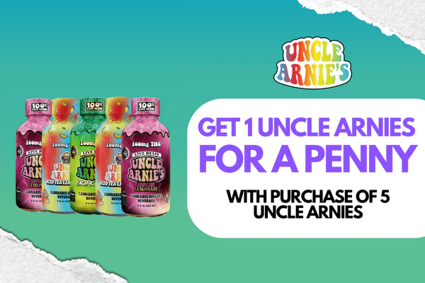 Get 1 Uncle Arnies for a penny, when you buy 5+ Uncle Arnies