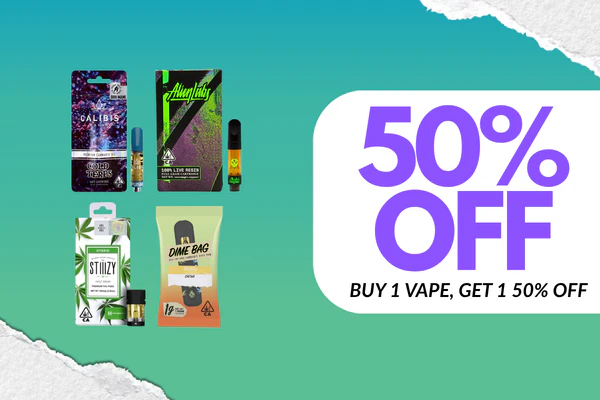Buy 1 Vape from our selection, Get 1 50% Off!