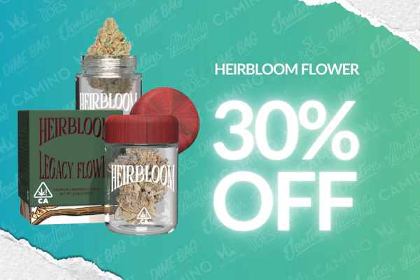 Get 30% off Heirbloom 8th flower