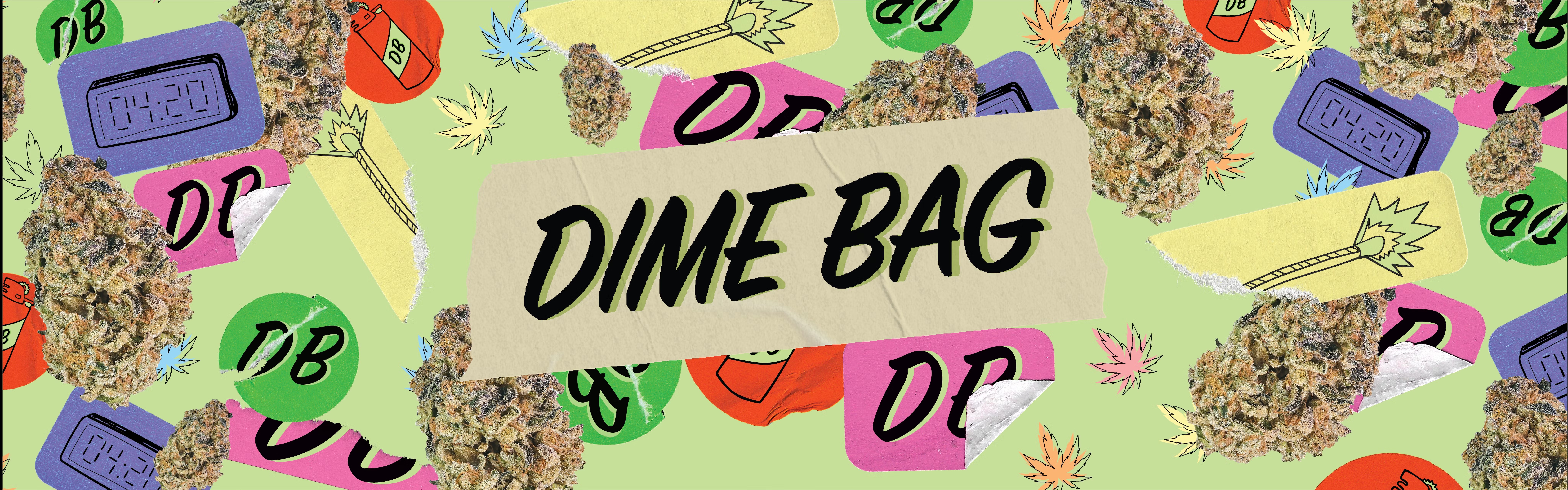 Dime Bag Disposable 1g - Strawberry Cough (S) - The Hook Capitola Shop