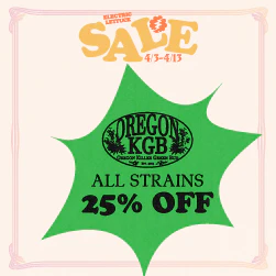 Oregon KGB flower - 25% off