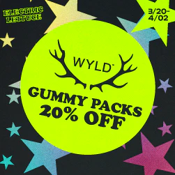 Wyld Gummy 10pk's - 20% off