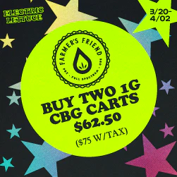 Farmer's Friend CBG Cartridges - Buy 2 for $62.50