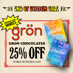 Gron Chocolates - 25% off