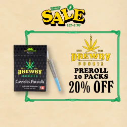 Drewby Doobie Pre-Roll 10pks - 20% off