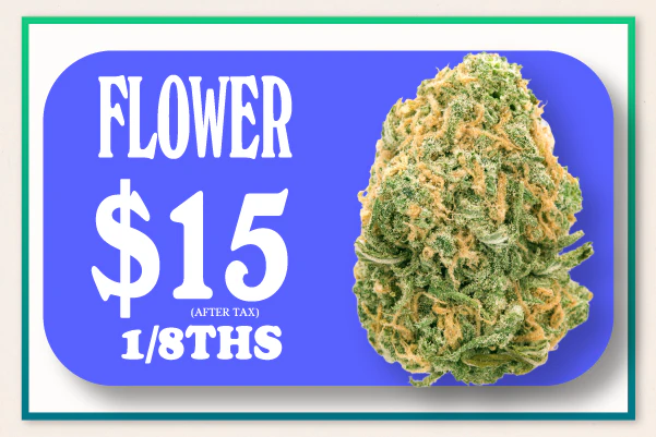 $15 Eighths 8/28 - 9/10
