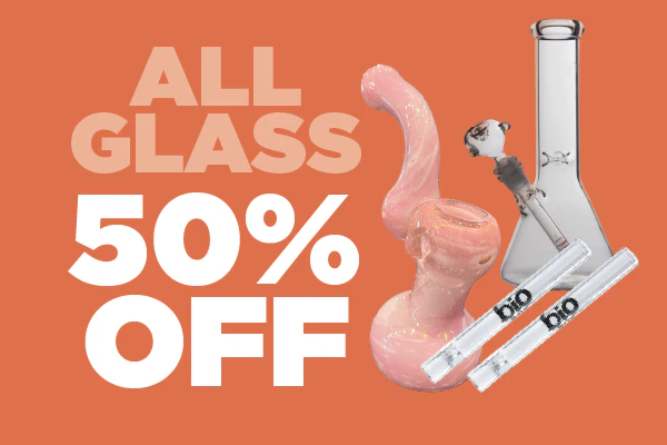  10/16/26: Glass 50% OFF 