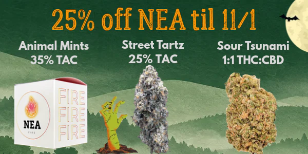 25% off NEA for Halloweekend