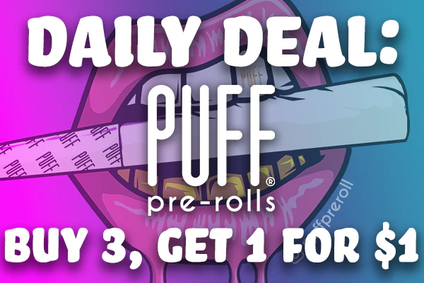 Puff Buy 3, Get 1 Daily Deal