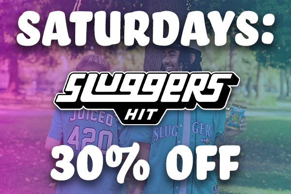 Sluggers Hit Saturdays 30% Off