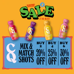CQ Live Resin Shots - Buy 4 for 25% off