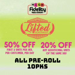 Lifted NW Pre-Roll 10 Packs - 50% Off