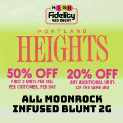 Portland Heights 2g Moonrock Infused Blunts - 50% Off