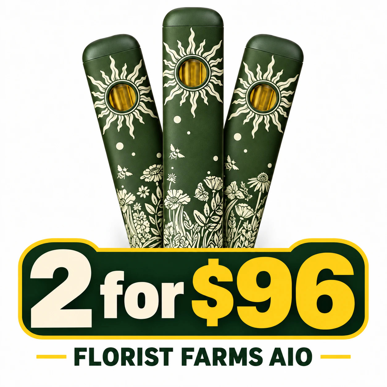 Florist Farms - ANY Distillate AiO - 2 for $96