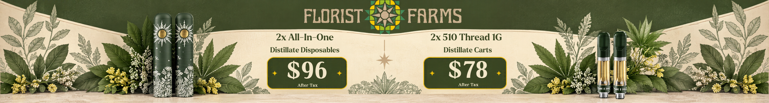 Florist Farms BOGO Vapes