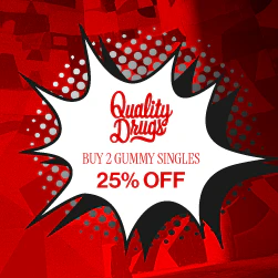 Quality Drugs Single Gummy - 25% off 2 Gummies