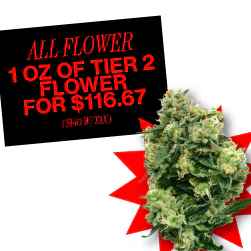 T2 Flower - 28g for $116.67