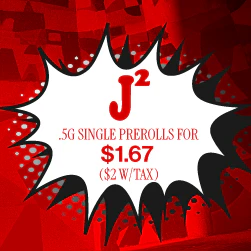 J2 Half Gram Single Pre-Rolls - $1.67