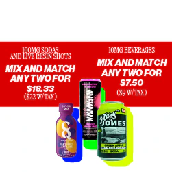 10mg Beverages - Mix n' match any two for $7.50
