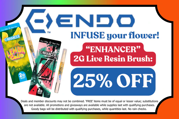ENDO "Enhancer" 2G Liver Resin Brush:  25% OFF