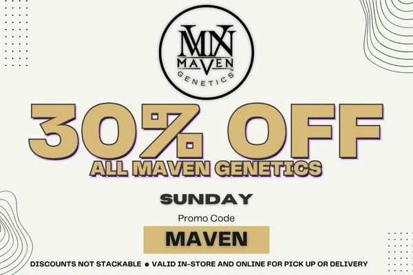 MAVEN GENETICS DEAL - 30% OFF - SUNDAY