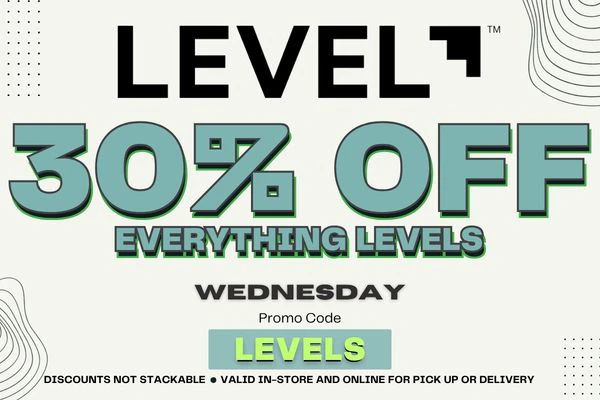 LEVELS DEAL - 30% OFF - WEDNESDAY