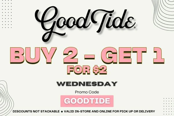 GOODTIDE DEAL - BUY 2 GET 1 - WEDNESDAY
