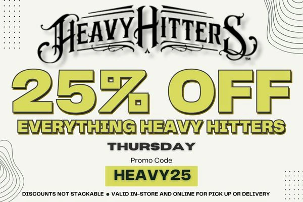 HEAVY HITTERS DEAL - 25% OFF - THURSDAY