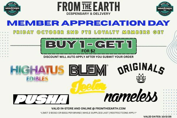 BUY 1, GET 1 ON TOP BRANDS - MEMBER APPRECIATION DAY