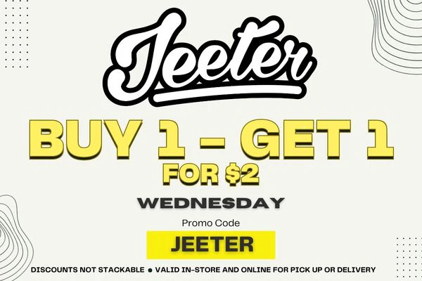 JEETER DEAL - BUY 1 GET 1 - WEDNESDAY